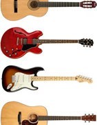 Guitares électriques et acoustiques